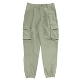 Riolio  Men's Cargo Jogger Pants Multi Pocket Elastic Waist Casual Trousers