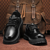 High Quality Men Casual Business Tooling Shoes Comfy Thick Bottom Italian Male Shoes Antiskid Outdoor Oxford Shoes