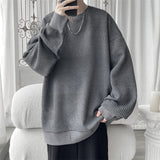Riolio  Hoodies Jacquard Sweatshirt Mens White Pullover Streetwear Casual Fashion Clothes Mens Oversized Korean Harajuku T Shirt