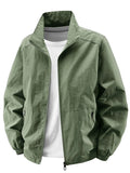 Riolio  Men's Casual Jacket Spring New Style Wear Resistant Comfortable Breathable Soft Simple Fashion Outdoor Jacket Loose clothin