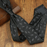 Riolio  New Trendy Mens Brown Green Navy Neckties 8cm Luxury Dots Floral Neck Ties Adult College Student Animal Printed Tie Cravat