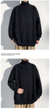 Riolio  Sweater men 2025 New Men Knitwear Solid High Neck Sweater Soft Warm Comfortable Winter Pullover Fashion Casual Warm Sweater