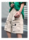 Riolio Mens Summer Cargo Shorts Multi Pocket Casual Outdoor Sports Workwear Lightweight Comfortable Hiking Shorts Trendy Fashion