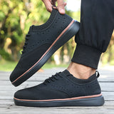 Riolio  Spring and Autumn Men's Breathable Sports Shoes, Fashionable Casual Dress Shoes, Oxford Elegant Men's Shoes, Men's Loafers