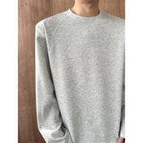 Riolio  Spring Long Sleeved T-shirt Men Fashion Gray Casual T-shirt Men Streetwear Korean Loose Black T Shirt Mens Top Large Size 5XL