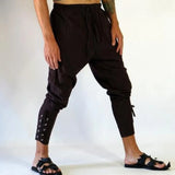 Riolio Pirate Pants For Men  Cosplay Renaissance Medieval Gothic Pants Pirate Costume Trouser Men Plus Size 3XL