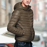 Riolio Men Autumn Winter Fashion Short Puffer Jackets New Arrival Ultralight Down Coat Portable Packable Down Jacket