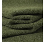 Riolio Double-sided Fleece! Retro Military Green Straight-leg Pants Women Loose Thickened Warm Drawstring Casual Wide-leg Pants Men
