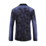Riolio  Casual Two-Piece Suit Set Large Size Embroidered Wedding Dressing Fashionable Slim Fit British Style Polyester Fiber Long Sleeve