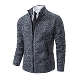 Riolio New fashion men's knitted sweater cardigan Joker comfortable warm casual coat