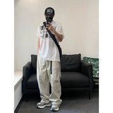 Riolio American Retro Mountain Outdoor Quick-drying Pants Men's Function Thin Cool Solid Color Cityboy Loose Casual Trousers Aesthetic