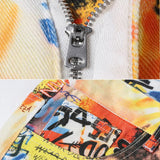 Riolio  Men Fashion Camouflage Print Tie Dye Casual Pants Male Daily Loose Straight Leg Wide Leg Streetwear Versatile Sports Trousers