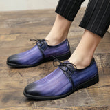 Riolio  Fashion Men Shoes Mixed Colors Dress Shoes Pink Wedding Shoe Autumn Plus Size 48 Causal Male Shoe Zapatos Hombre