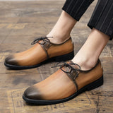 Riolio  Fashion Men Shoes Mixed Colors Dress Shoes Pink Wedding Shoe Autumn Plus Size 48 Causal Male Shoe Zapatos Hombre