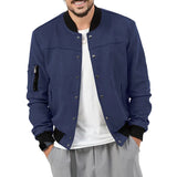 Riolio  Autumn/Winter Suede Men's Button Cardigan Jacket Casual American