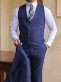 New Arrival Navy Men's Suit Set For Business Party Prom Wear Handsome Classy Slim Fit Dresswear For Men Daily Office