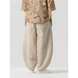 Riolio  New Arrival Men Casual Pants High Street Cross Pants Cotton Chinese Style Streetwear Male Harem Trousers