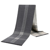 Riolio  Luxury Scarf Man Winter Warm Wool Scarf For Men Cashmere Scarves Casual Plaid Male Long Pashmina Outdoor Shawls Man Muffler Gift