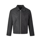 Riolio American Street Jacket Men Women Spring Korean Style Vintage Coat Trendy High-end Niche Design Embroidered Windbreaker Jacket
