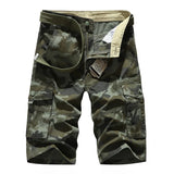 Riolio  Camouflage Cargo Shorts Men New Mens Casual Shorts Loose Cotton Work Short Pants Man Plus Size 29-40