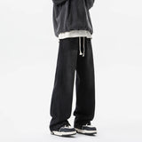 Riolio  Men Vintage Straight Wide Leg Jeans Retro Loose Casual Denim Trousers Man Women Streetwear Jeans Pants Neutral Baggy Jeans