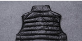 Riolio Coat Ultralight Sleeveless Puffer Vest Jacket Ultra Thin Warm Lightweight Down Jacket Waistcoat Winter Men Duck Down Vest Coats