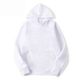 Riolio Spring and Autumn Trendy Solid Color Sports Hoodies Fleece Men's and Women's Sweatshirts Trendy Pullovers Couples Hoodies S-3XL