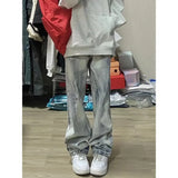 Riolio American retro straight leg washed tie dye jeans for men and women on high streets loose and straight leg casual long pants y2k