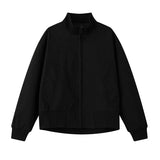 Riolio New Spring Autumn Men's Bomber Jackets solid Casual Male Outwear Windbreaker Jacket Mens Zipper Baseball Uniform Coats Clothing