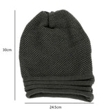 Riolio Winter Baggy Slouchy Beanie Hat Wool Knitted Warm Cap for Men Women Beanie Oversized Winter Hat for Skiing cappello uomo