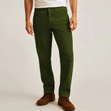 Riolio  New Casual Solid Color Corduroy Mens Pants Autumn Fashion Loose Straight Trousers Men Spring Daily Leisure Pants