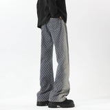 Riolio  Jeans men New Jacquard Fabric Denim Trousers man Straight Leg Long Pants Autumn Classic Style Casual Jeans for Men Wholesale