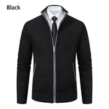 Riolio New fashion men's knitted sweater cardigan Joker comfortable warm casual coat