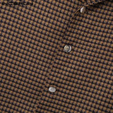 Riolio Men's Jackets Plaid Lapel Long Sleeve Button Fashion Casual Male Crop Coats Spring Streetwear Thin Jackets S-5XL INCERUN