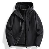 Riolio Men's Outdoor New Jacket Autumn Waterproof Windproof Assault Suit Men Women Three in One Two-piece Set Men's Brand Hiking Suit