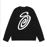 Riolio  Fashion Cool Knitwear Soft Casual Round Neck Sweater Top For Men And Women Utumn Winter Pullover Knitted Tops Clothing