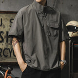 Riolio  Summer Ice Silk  irt Men's Casual Loose Thin f Sve Qui Dry ort Sve T-irt American Sle Youth Faion