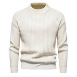 Riolio 5 Styles Autumn and Winter New Men's Sweaters Warm and Skin-friendly Elastic Sweaters Pullover Knit Sweater