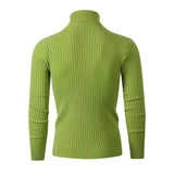 Riolio New Winter Men's Turtleneck Sweater Casual Men's Knitted Sweater Keep Warm Fitness Men Pullovers Tops