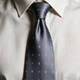 Riolio  New Luxury Silk Neckties Plaid Diamond Pattern Neck Ties For Men 10CM Casual Gray Green Soft Tie Groom Wedding Accessories