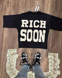 Riolio Harajuku New Letter Patch Graphic T Shirts Graphic Y2k Tops Oversized Gothic Casual American Streetwear Goth Men Clothes