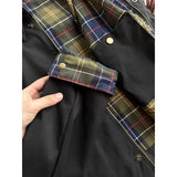 Riolio  Retro Japanese Style Barn Coat Men's Loose Casual Short Hunt Jacket Breathable Moisture Wicking Resistant to Deformation