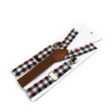 Riolio  Floral Cotton 2 Sizes Suspenders Parent Child Sets Men Women Kids Braces Adjustable Straps Male Pants Shirt Skirt Accessory Gift