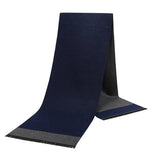 Riolio  Men Scarf For Man Winter Copy Cashmere Shawl Luxury Brand Scarf Soft Keep Warm Outdoor Grey Knit Neckerchief Men Shawl Wrap Gift