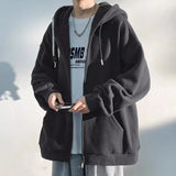 Riolio  Cardigan hoodie jacket for men in spring and autumn new casual fashion brand autumn clothing men's hooded jacket sports jac