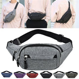 Riolio Men's Breast Package Waterproof Outdoor Sports Bag Canvas Pouch Korean-style Waist Bag Fanny Pouch Crossbody Male Banana Bag