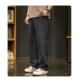 Riolio  New Casual Pants for Men Spring and Autumn American High Street Straight Wide-leg Loose Work