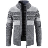 Riolio Knitted Cardigan For Men in Autumn and Winter Korean Sweater Stand Collar Joker Casual Coat Autumn Men's Coat