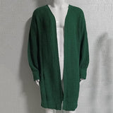 Riolio New Mens Knitted Cotton Cardigan Fashion Long Sweaters Male Casual Solid Long Sleeve Slim Outwear Autumn Winter Warm Jacket