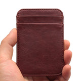 Riolio Double Sided Ultra-thin Card Holder Bank Credit ID Cards Pouch Case Wallet Organizer Thin Business Bank Card Package